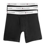 Tommy Hilfiger Men's Underwear Cotton Classics 3-Pack Boxer Brief, Black, X-Large