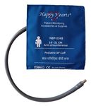 Happy Hearts Reusable NIBP Cuff Pediatric Single Tube Royal Blue 14-21 cm PU