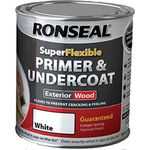 Ronseal RSLEWPWHI750 750ml Super Flexible Wood Primer and Undercoat - White