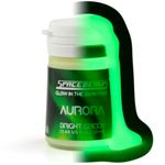 SpaceBeams Aurora Glow in the Dark Paint (20ml) Bright Green Glow, Non-Toxic, Water Based