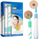 Skin Tag Removal Kit, Painless Effective Skin Tag Remover, Fast and Easy Removal for Small to Large Skin Tags(1-9mm), for Face and Body, with 2 Sizes Skin Tag Remover Pen & 60 Micro Skin Tag Bands