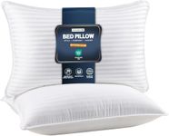 Utopia Bedding Pillows Standard Size 2 Pack – Soft, Supportive Hotel Quality Bed Pillow, Down Alternative Cooling Pillow for Side, Back or Stomach Sleepers, Premium Standard Pillows