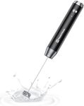 Maestri House Rechargeable Milk Frother, Handheld Electric Foam Maker Waterproof Detachable Stainless Steel Whisk Drink Mixer Foamer for Lattes, Cappuccino,LunaFro (No Stand)