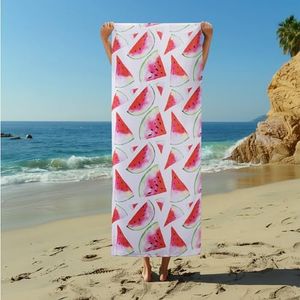 JEMIDI Serviette Plage Homme Femme - Grande Serviette de Plage Homme Femme 75 x 180 cm en Tissu Éponge Polyester Doux et Ultra Absorbant avec Séchage Rapide - Grand Drap de Plage