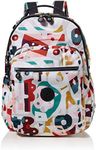 Kipling SEOUL School Backpack, 44 cm, 27 liters, Multicolour (Music Print)