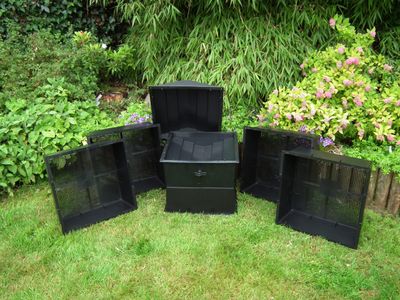 Wormcity 100L Wormery – Black Compost Bin for Organic Waste