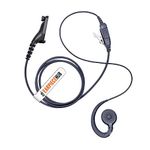 C Shape Motorola DP3400 DP3600 DP4400 DP4600 multi-pin In-line PTT Microphone Swivel Style Earpiece Police Security Headset PTT Microphone For 2 Way Radio.