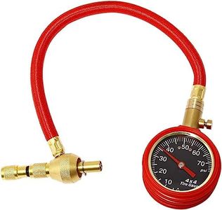 EZONEDEAL Tyre Pressure Gauge 4wd Tyre Deflator Kit 0-70PSI 4X4 Air Deflators with Pressure Gauge Valve Tool for Automotive, Motorcycle, Bicycle, Truck, ATV, UTV