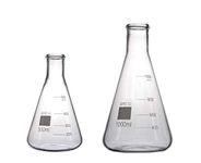 Rocwing - Borosilicate 3.3 Glass Graduated Conical Erlenmeyer Flask for Laboratory (500ml+1000ml)