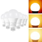 3-Way Light Bulbs 30 70 100 Watt Equivalent, Perfect for Reading, Standard A19 Indoor Led Bulb Warm White 3000K, 15 Watt Energy Efficient Bulb, 1600 Lumens, 6 Pack