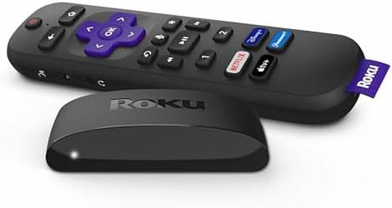 Roku Express | HD Roku Streaming Device with Simple Remote (no TV controls), Free & Live TV