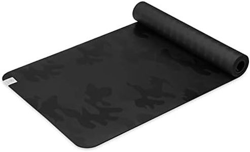 Gaiam Dry-Grip Yoga Mat - 5mm Thick Non-Slip Exercise & Fitness Mat for Standard or Hot Yoga, Pilates and Floor Workouts - Cushioned Support, Non-Slip Coat - 68 x 24 Inches - Camo
