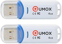 QUMOX 2X 4GB 4 GB Pen Drive USB 2.0 Flash Stick Blue/White