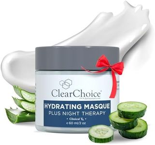 Clear Choice Hydrating Masque + Night Therapy, Rehydrating & Repairing Treatment for All Skin Types, Rosacea Relief & Post-Procedure Care, 2oz