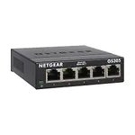 NETGEAR 5-Port Gigabit Ethernet Unmanaged Switch (GS305) - Desktop, Sturdy Metal Fanless Housing