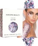 KARIZMA Unicorn Glitter. 10g Chunky Face Glitter, Hair Glitter, Eye Glitter and Body Glitter for Women. Rave Glitter, Festival Accessories, Cosmetic Glitter Makeup. Loose Glitter Set