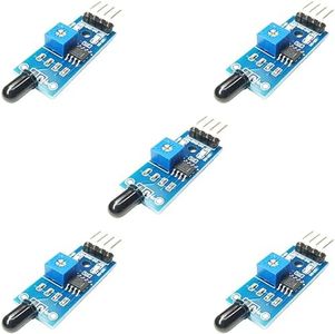 DIYables Infrared Fire Sensor for Arduino, ESP32, ESP8266, Raspberry Pi, 5 Pieces