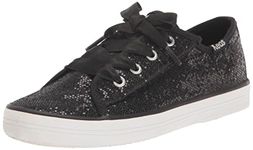 Keds Kids Girls Kickstart Jr. Celebrations Sneaker, Black, 8 M US