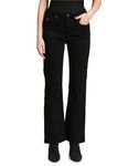 U.S. POLO ASSN. Women's Bootcut Fit Black Jeans (UWAW23JN033_Black_26)