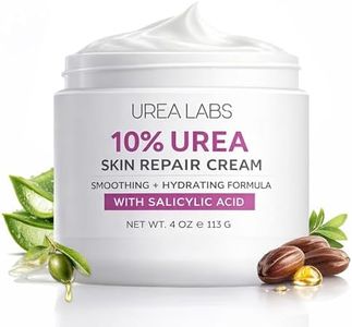 UREA LABS 10% Urea Cream with Aloe Vera, Jojoba Oil and Salicylic Acid - 150ml Hydrating Moisturizer for Dry, Chapped Hands, Feet, Face & Body - Repairs, Soothes & Nourishes Rough, Dry Skin - 4 Oz