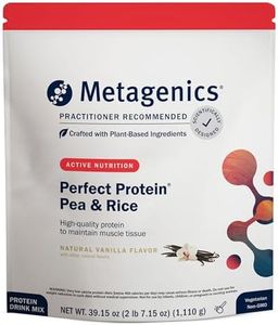 Metagenics Perfect Protein Pea & Rice - Featuring OptiProtein, a Balanced Combination of Proprietary Pea and Rice Protein with Added BCAAs - Vanilla Flavor - 30 Servings - 39.15 Oz