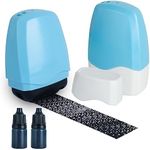 HOMESAN Identity Theft Protection Roller Stamp, Blue, HS-009