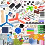 Kit4Curious® 140 experiments Science Projects DIY gadgets toy educational learning Kit - 140 items in 1 kit - Solar energy, STEAM activities, Smart gift for boys & girls