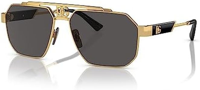 Dolce & Gabbana Lunettes de Soleil DG 2294 Gold/Grey 59/15/145 homme