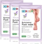 3 Pack Foot Peel Mask,Exfoliating Foot Socks Calluses Remover Dead Skin, Aloe Moisturizing Feet Peeling Mask for Dry Skin,Cracked Heels,Foot SPA Socks for Women and Men