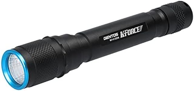 GENTOS K-Force Series KF-H132DB Flashlight, LED Light, AA Battery Operated, 390 Lumens, Handy Light