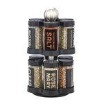 Kamenstein Madison 12-Jar Revolving Spice Rack with Free Spice Refills for 5 Years