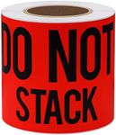 Aleplay 3×5 Inch Do Not Stack Stickers Shipping Warning Packing Labels - 100 Stickers Per Roll