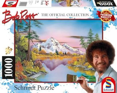 Schmidt Spiele 57535 Bob Ross, Réflexions, 1000 pièces Puzzle