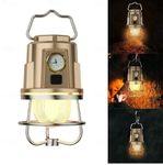 Earwig Camping Lantern Rechargeable,Retro LED Camping Lights Portable Hanging Tent Light for Camping,Vintage Camping Light for Hiking, Fishing(EW-04)