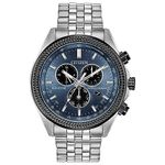 Citizen Men's BL5568-54L Corso Chronograph Perpetual Calendar Eco-Drive Watch, Silver-Tone