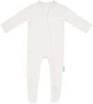 PurComfy Baby Zipper Footie Pajamas, Supersoft Bamboo Rayon Baby Footed Pjs Boy Girl 6-12 Month Coverall Sleepers