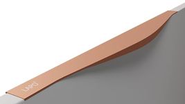 LAPO Elite 16 Inch Aluminum Kitchen Profile Handle, Drawer Handle for Kitchen, Cabinet Profile Handle, Wardrobe Pull Handle for Home, Hotel, Office(Rose Gold Finish, Pack of 3)