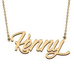 HUAN XUN Name Necklace Customized for Mother Sweet for Women Kenny