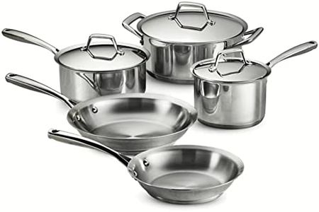 (8, Silver) - Tramontina Gourmet Prima 8-Piece Cookware Set
