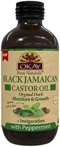 OKAY Pure Naturals OKAY Pure Naturals Black Jamaican Original Dark with Peppermint Oil, 4 Ounce,