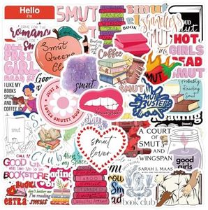 CUIHJ Smut Stickers 120PCS Smutty Book Stickers Kindle Stickers Vinyl Waterproof for Water Bottle Laptop Notebook Phone Skateboard Luggage for Teens Girls Adult