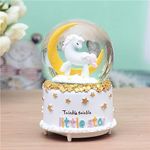 Urban Sajavaat Unicorn Snow Globes Musical Play Music, Light Globes Snowglobe for Valentine Christmas Birthday Gift - Manual Snow (Small)