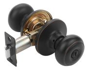 Dynasty Hardware Sierra Privacy Door Knob Aged Oil Rubbed Bronze