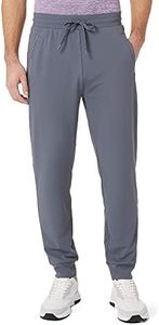 32 Degrees Cool Men's Active Stretch Pant| Regular Fit | Active | 4-Way Stretch | Adjustable Drawstring, Turbulence, Medium