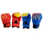 DYNWAVE 2 Pairs/Set Kids Boxing Gloves PU Leather 8oz Boys and Girls Punching Bag MMA Training