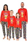 The Grinch Merry Grinchmas Matching Red Family Christmas Long Pyjamas (22-24)