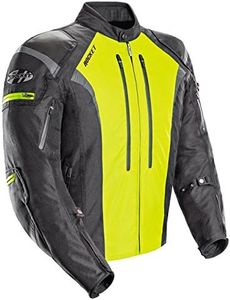 Joe Rocket 1651-5604 Atomic Men's 5.0 Textile Motorcycle Jacket (Hi-Viz, Large)