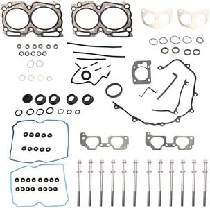 Full MLS Head Gasket Set with Bolts, HS26170PT-1 ES72212, Cylinder Engine Gasket Kit, Fits for Subaru Legacy Outback Impreza Forester Baja 1999-2003, 2.5L H4 SOHC, Engine EJ25