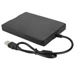 KIMISS 3.5 Floppy Disk Drive Usb External For Mac Disk Drive Diskette Black 1.44M Neutral Usb External Portable Floppy Disk Drive Diskette Fdd For General Usage Black