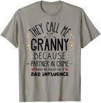 Granny Partner In Crime Favorite Grandma Gift for Women T-Shirt